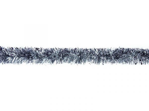 Glitzergirlande, silber, 20x300cm