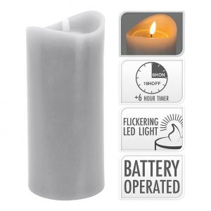LED Kerze mit Echtwachseffekt