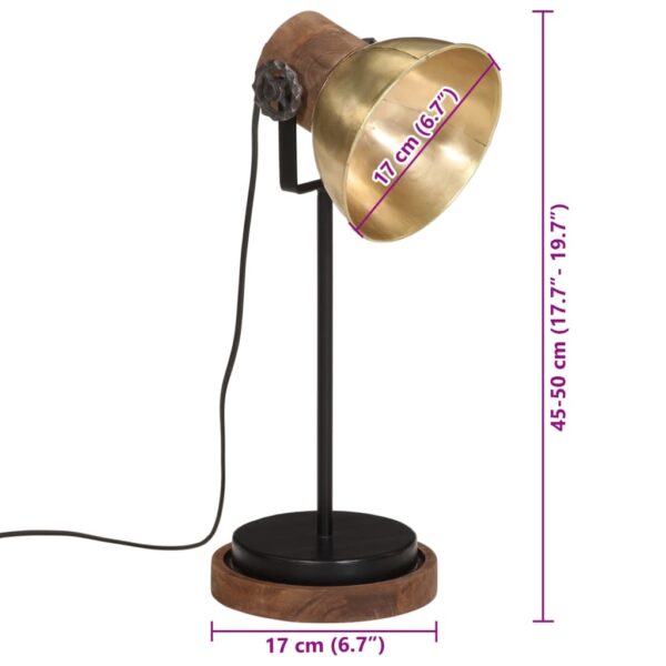 Schreibtischlampe 25 W Antik- 17X17X50 Cm E27 – Bild 11