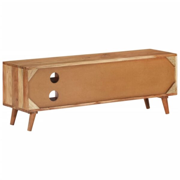 Tv-Schrank 112X30X40 Cm Massivholz Akazie – Bild 3