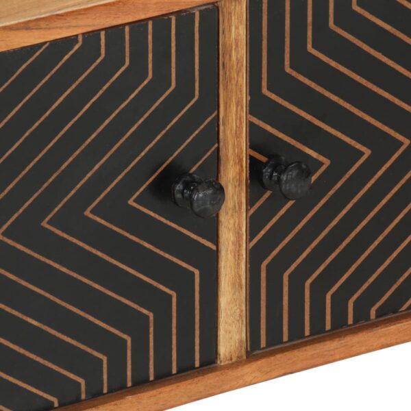 Tv-Schrank 112X30X40 Cm Massivholz Akazie – Bild 7