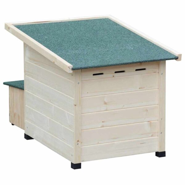 @Pet Igelhaus Xl 53X65X52Cm Holz Weiß – Bild 3