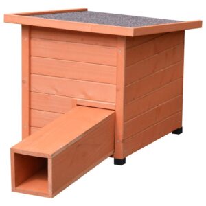 @Pet Igelhaus Xl 53X65X52Cm Holz Braun