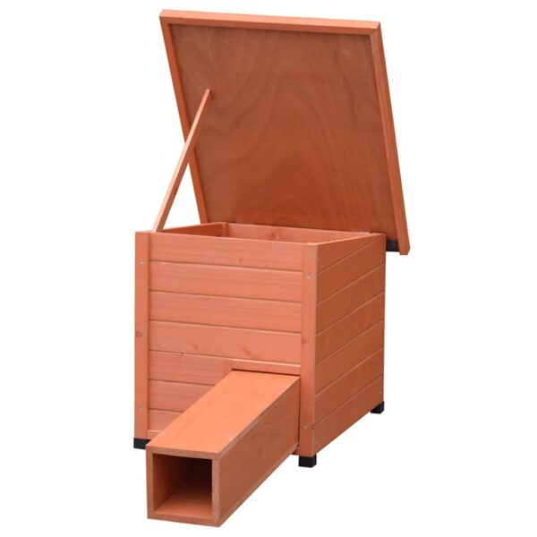 @Pet Igelhaus Xl 53X65X52Cm Holz Braun – Bild 4