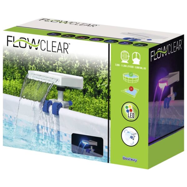Bestway Led-Wasserfall Für Pools Flowclear Beruhigend – Bild 11
